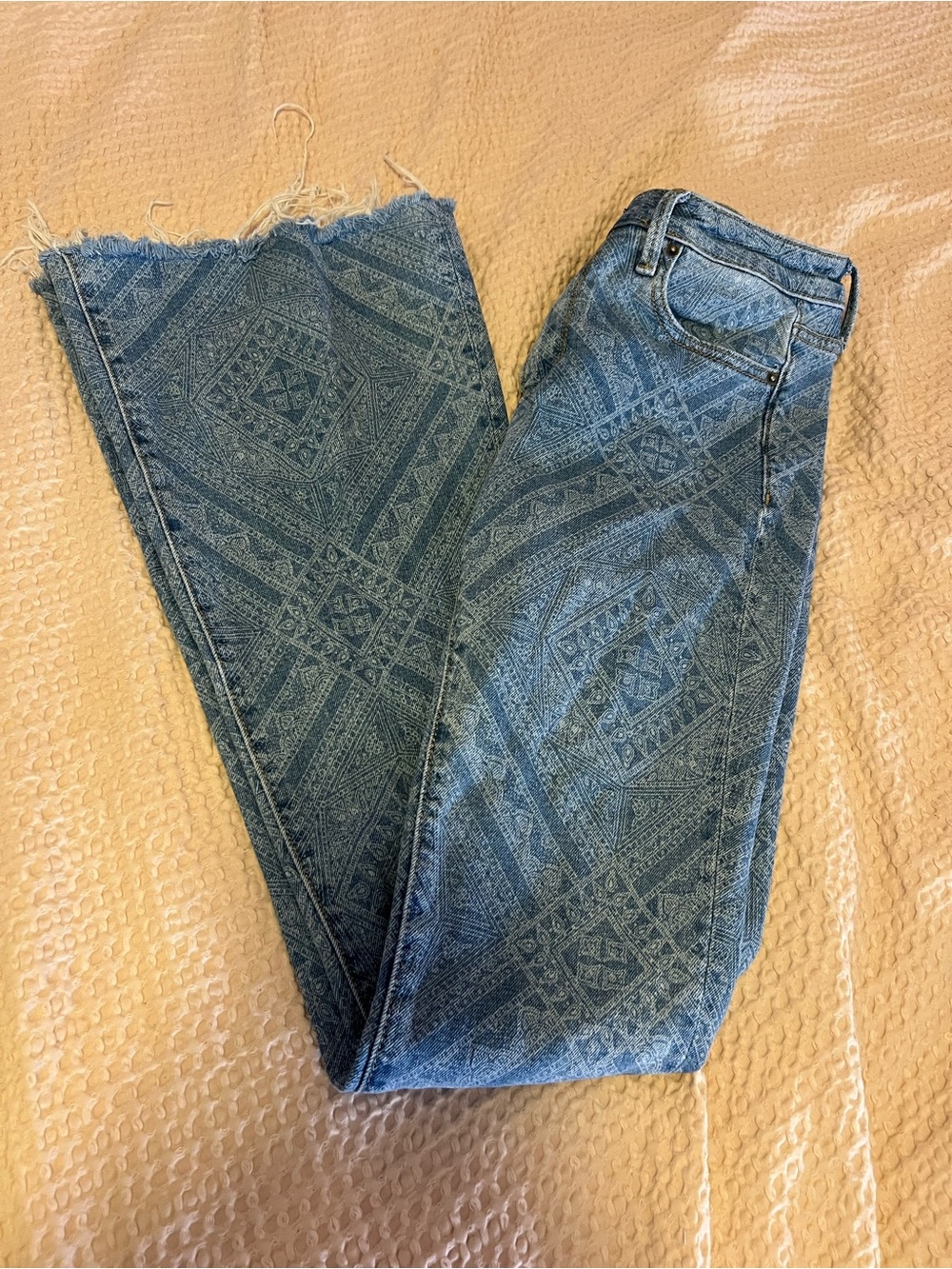 DRIFTWOOD Patterned flare/bootcut Jeans: 24